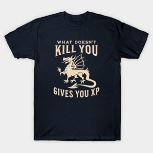 RPG Gamer - What Doesn't Kill You Gives You XP T-Shirt